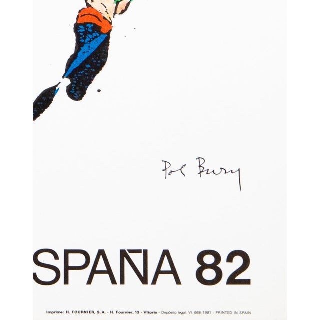 Pol Bury (1922-2005) World Cup: Oviedo Original color lithograph poster Signed in the plate On poster paper, 60 x 95 cm...