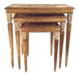 Example of Rustic European Nesting Tables
