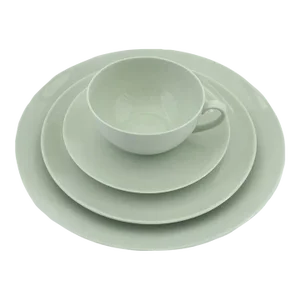 Mid Century Schonwald Mint Green China Set- 4 Pieces