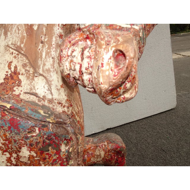 Late 19th Century 19th Century 26" Tall Statue Carousel Prancing Horse For Sale - Image 5 of 13