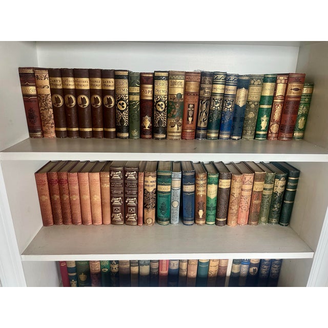 15 Feet of Decorative Late 19th Century Books For Sale - Image 4 of 4