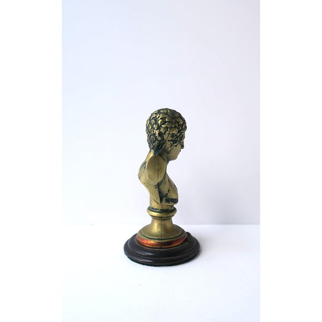 Brass Bust of Hermes For Sale - Image 8 of 12