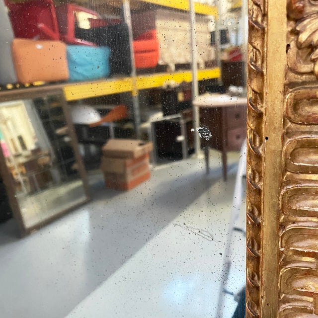 Italian Umbertine Style Gilt Wood Wall Mirror, 1930s For Sale - Image 16 of 18