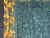 1920s Vibrant Blue Color With Gold Figurative Borders Antique Chinese Peking Rug For Sale - Image 5 of 7