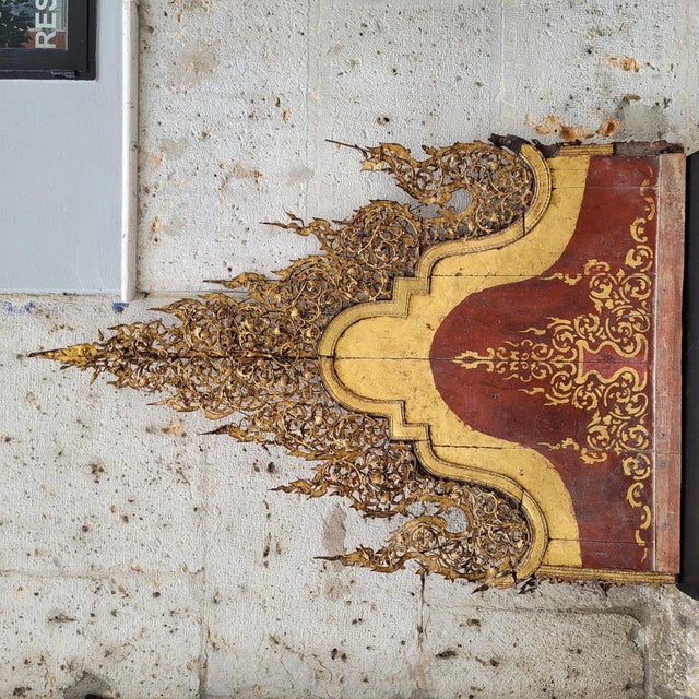 Burmese Artist, Baroque Altar, 1800s, Metal, Wood and Gold For Sale - Image 18 of 18