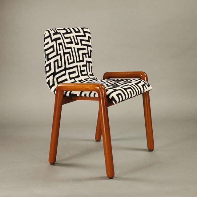 Black Dilos Chairs by Guido Faleschini for I 4 Mariani, 1970s, Set of 10 For Sale - Image 8 of 8