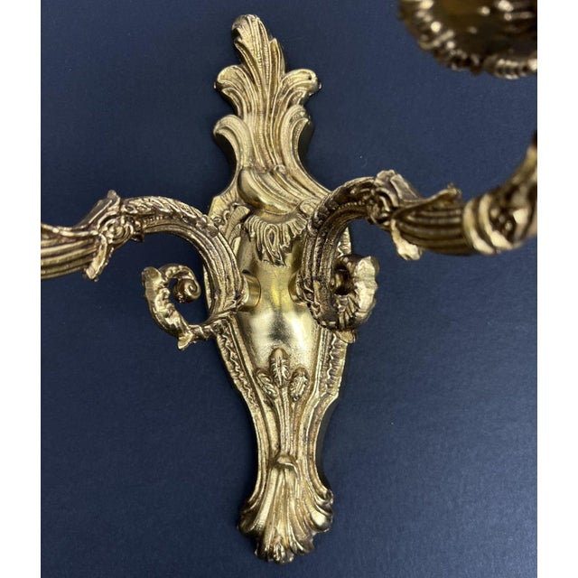 Vintage French Wall Sconces, Set of 2 For Sale - Image 4 of 13