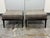 Textile T. H. Robsjohn-Gibbings for Widdicomb Mid 20th Century Lounge Armchairs + Ottomans, Pair For Sale - Image 7 of 12