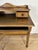 English Oak Writing Desk with Raised Gallery and Drawers, 1930s For Sale - Image 14 of 17