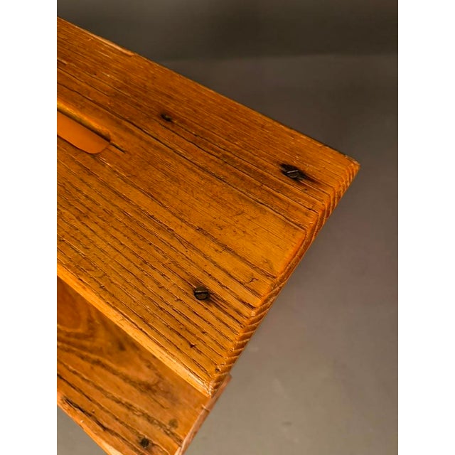 American Country Bed Steps in Ash Wood, Circa 1890 For Sale - Image 4 of 11