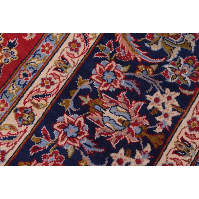 1960s 1960s 9'11" X 13'10" Hand-Knotted Wool Area Rug - Traditional Medallion For Sale - Image 5 of 8