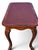 19th Century American Walnut Center/Desk/Parlor Table/New Reddish Brown Leather. For Sale - Image 12 of 18