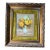 1950s Mid-Century Modern Lola F Ades Yellow Roses Painting, Framed For Sale
