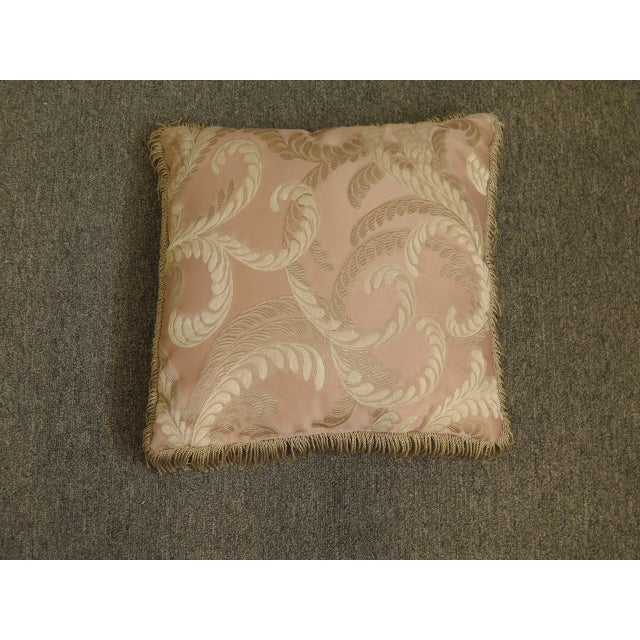 Pink Printed Decorative Throw Pillow With Tassel Trim Chairish