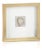 Muzo Gold Framed Crystal Wall Decor, 12 x 12 For Sale