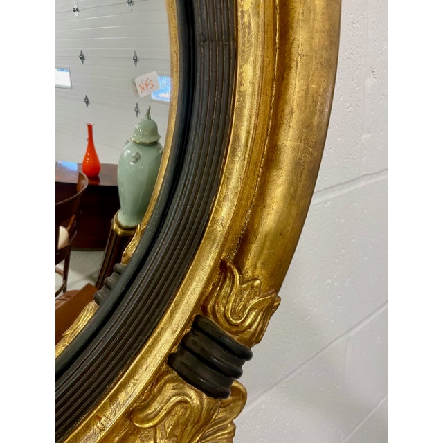 Reproduction Federal Style Gold Leaf Mirror With Eagle For Sale In Buffalo - Image 6 of 7