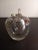 Glass Clear Art Glass Bullicante Apple Shaped Paper Weight For Sale - Image 7 of 8