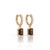 Elevate your daily ensemble with these breathtaking drop huggie hoop earrings featuring a sparkling pavé-set hoop and a...