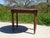 Small dining table for 2 to 4 people or console table. Almost round 90x98cm solid walnut top, 2cm thick. Leaf drops on...