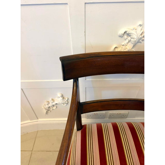 Antique Regency Mahogany Dining Chairs, 1830, Set of 8 For Sale - Image 14 of 18