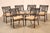 Castelle Cast Aluminum Outdoor Dining Table With Six Chairs Patio Set For Sale - Image 15 of 18