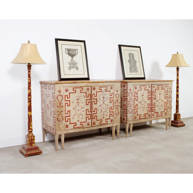 A refined pair of framed Neoclassical prints after Giovanni Battista Piranesi (Italy, 1720-1778), with Grand Tour and...