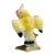 Vintage MCM Glazed Ceramic Cockatoo For Sale