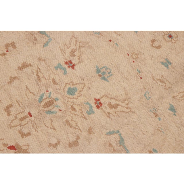 Oriental Ziegler Beige Brown Hand-Knotted Wool Rug - 9'0'' X 11'11'' For Sale - Image 4 of 8