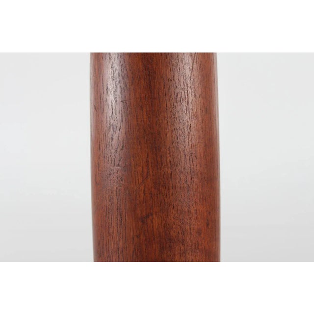 Vintage Table Lamp in Hand-Turned Teak by Finn Juhl, 1960s For Sale - Image 6 of 11