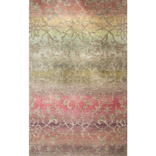 Hand-Knotted Tibetan Rug For Sale In Chicago - Image 6 of 14