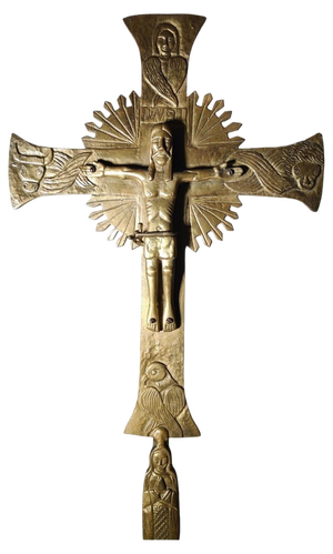 Large Processional or Altar Cross, 1880s