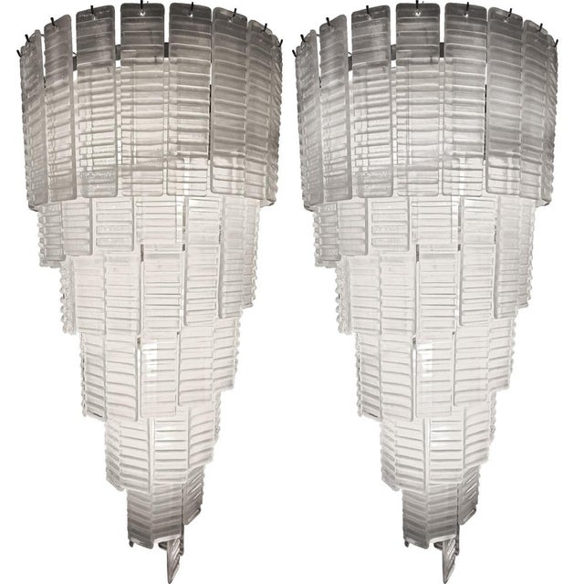 Large Murano Glass Chandeliers, Set of 2 For Sale - Image 10 of 18