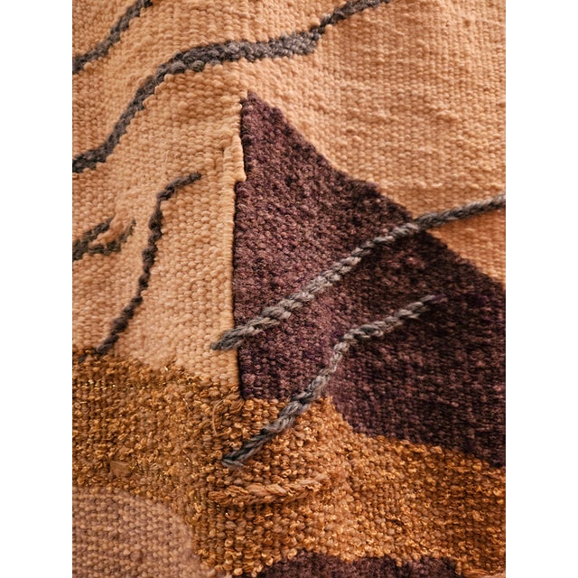 White Triangle V: Law of Three Series Hand Woven Tapesty For Sale - Image 8 of 8