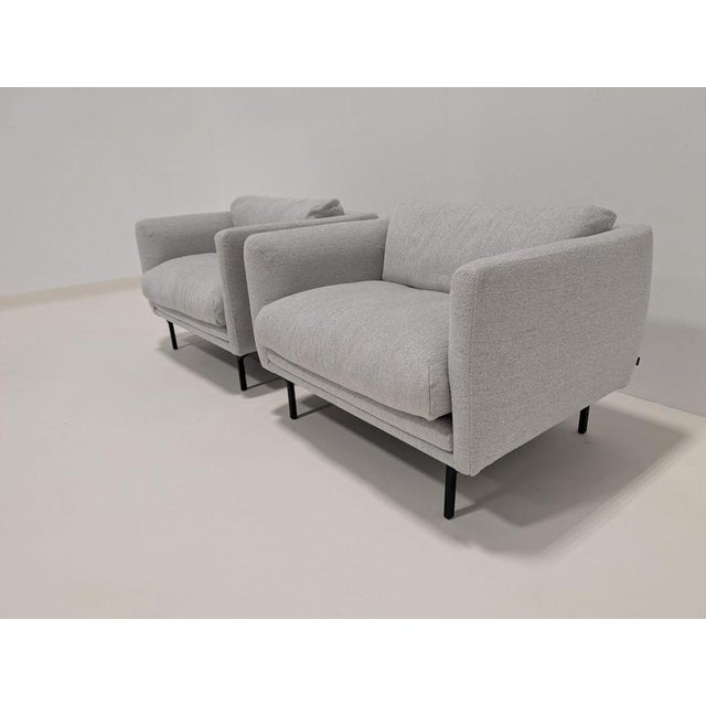 Grey Lounge Chairs from Bolia, Set of 2 For Sale - Image 12 of 12
