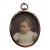 1930 Portrait Miniature of a Child For Sale