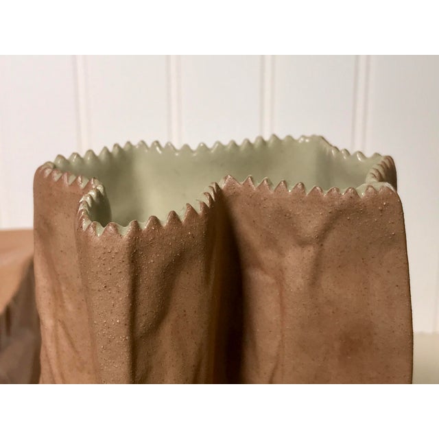 1970s Rosenthal Studio Line Tapio Wirkkala Brown Paper Bag Vase Set