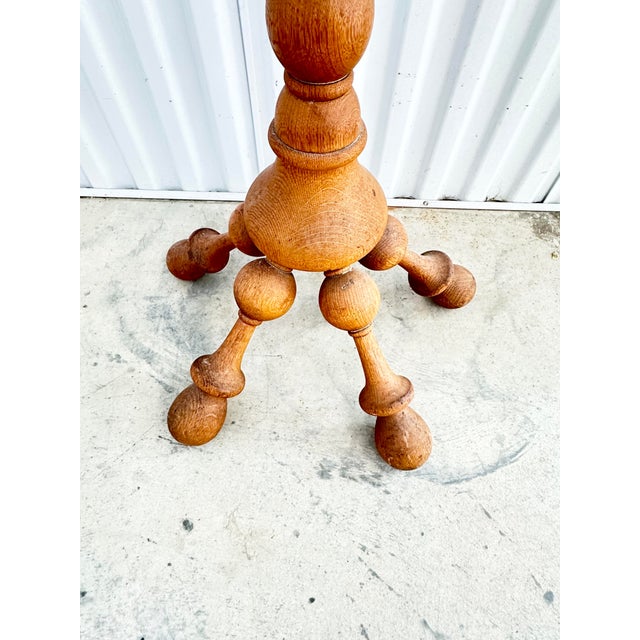 Antique Turned Wood Coat Rack For Sale In New Orleans - Image 6 of 7