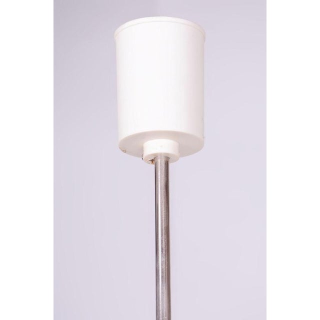 Mid-Century Chandelier in Chromed Steel, Plastic, and Glass, Czech, 1960s For Sale - Image 4 of 10