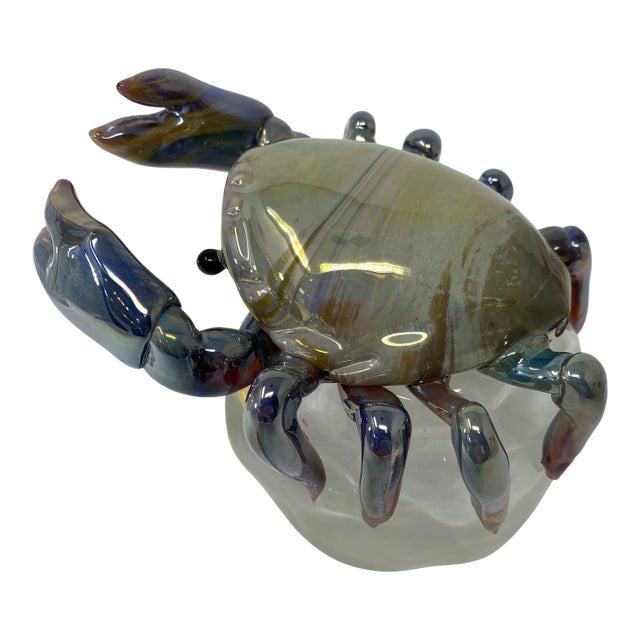 Murano Glass Crab by Oscar Zanetti For Sale