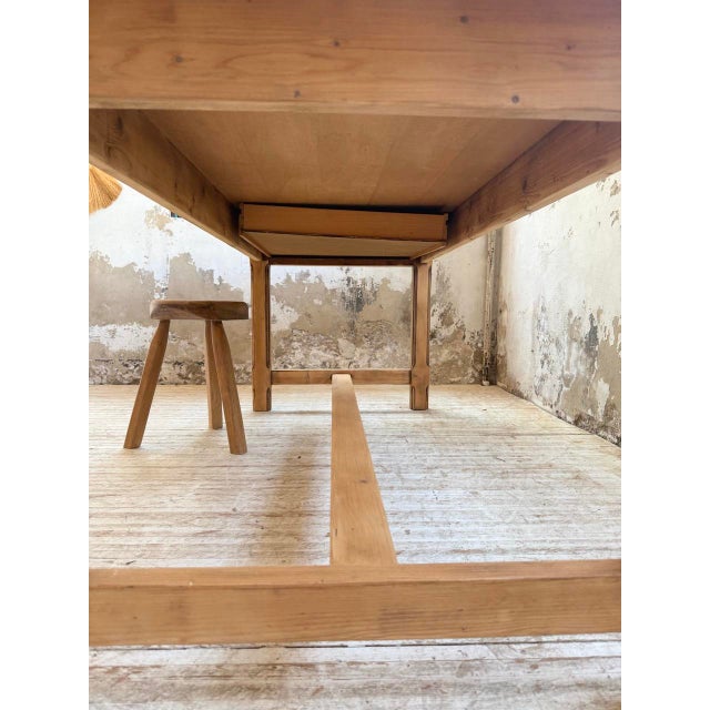 Pine Farmhouse Table, 1960s For Sale - Image 14 of 18