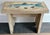 1980s 1980s Rustic Folk Art Hand Painted Fish Small Table For Sale - Image 5 of 10