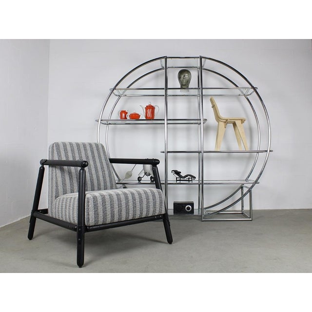 Round Chrome Display Cabinet, 1960s For Sale - Image 10 of 12