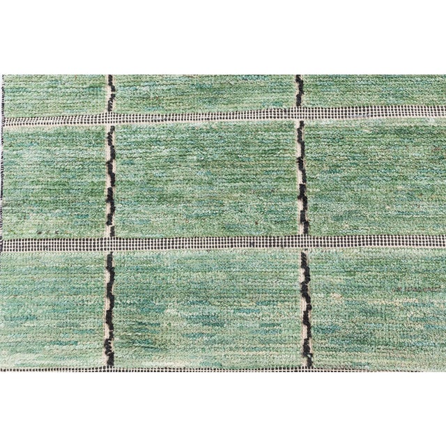 Early 21st Century Modern Swedish Pile Runner Fragment by Doris Leslie Blau For Sale - Image 5 of 7