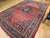 19th Century Persian Bidjar Rug, Hand-Knotted Wool, Geometric Pattern, Red & French Blue, 8x12 For Sale - Image 11 of 11