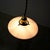 1960s Milk Glass Vintage Industrial Pendant Light 5 For Sale - Image 4 of 4