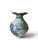 Abstract Signed Abstract Studio Pottery Vase With Sculptural Wavy Rim For Sale - Image 3 of 7