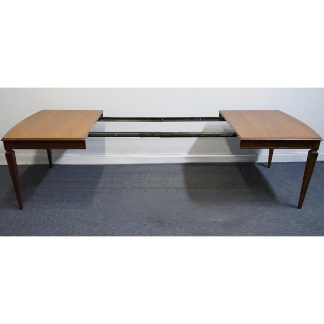 Heritage Heritage Furniture Solid Pecan Italian Neoclassical Tuscan Style 108" Dining Table 3857 For Sale - Image 4 of 10