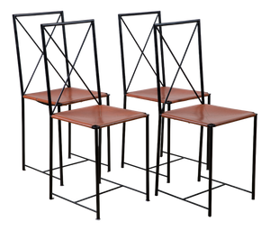 Moka Dining Chairs by Mario Asnago and Claudio Vender for Flexform, 1985, Set of 4