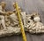 Beige Vintage Victorian Scene Resin Courting Couple Wall Plaque 30in For Sale - Image 8 of 8