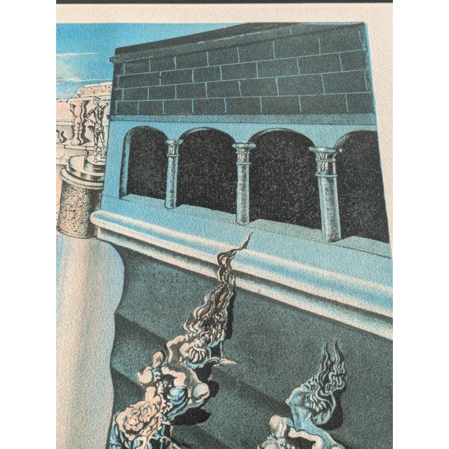 Salvador Dali, Invisible Man, Color Lithograph on Arches Paper, 1970s For Sale - Image 3 of 8